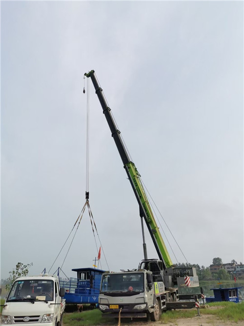 兴隆台区桥梁建设吊装案例